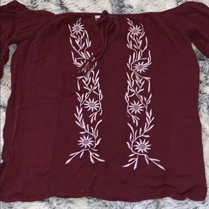 Cute off the shoulder top!
